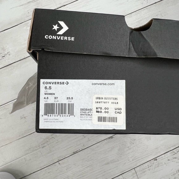 Converse Chuck Taylor All Star Lift Hi Women’s Size 6.5 Shoes - Picture 12 of 12